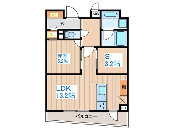 B CITY ART RESIDENCE KITAZAWAの物件間取画像